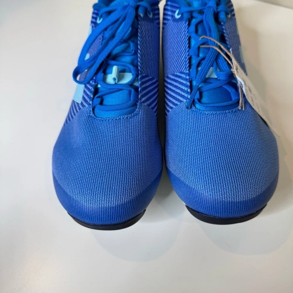 Adidas The Road Shoes Men's Size 9.5 women’s 10.5 Blue Rush Cycling Road Shoes